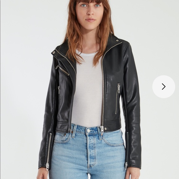 NWT BLANKNYC Faux Leather Moto Jacket, Black - Picture 3 of 12